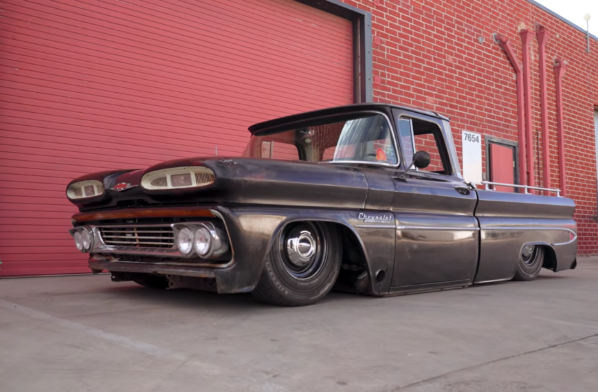 Someone Dropped A Supercharged Nelson Racing Engine In An Old Chevy C10 Apache Truck