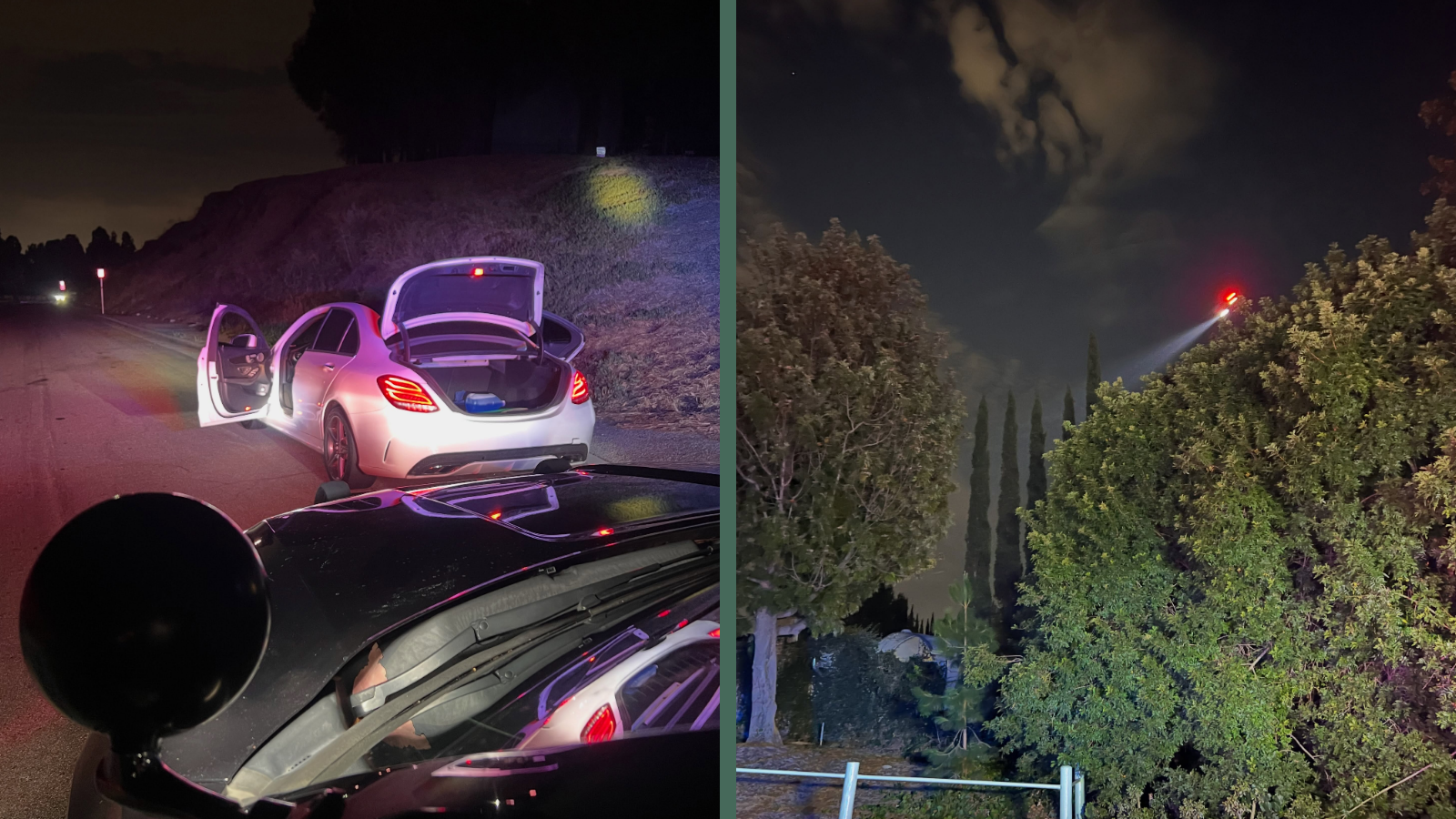 Stolen Mercedes Tied To Violent Carjacking Leads to Helicopter Search and Two Arrests