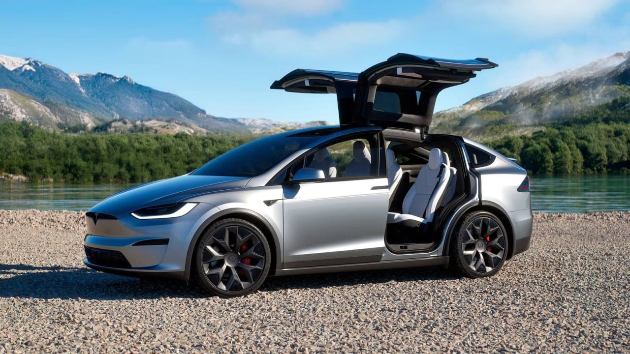 Tesla Model X Side View