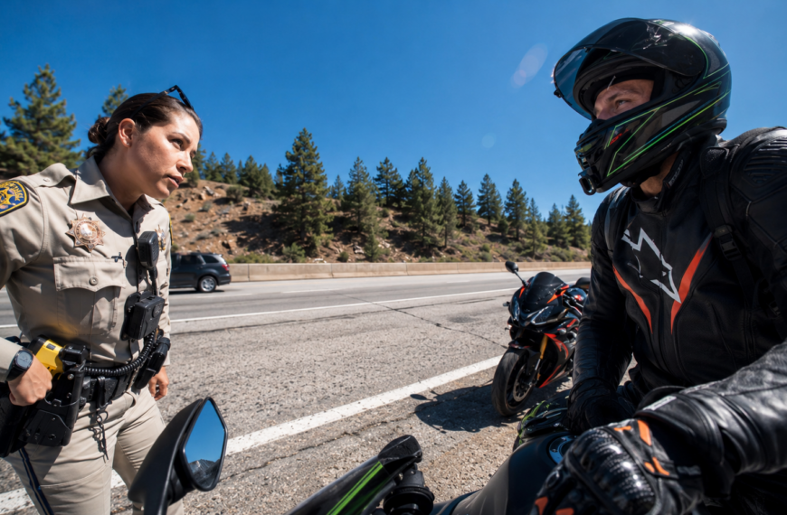 Cop Pulled Over Motorcyclists Because Someone Else Broke The Law