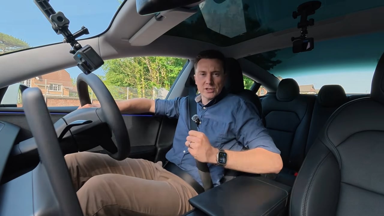Trying a Telsa Model 3 in 2026 Driving