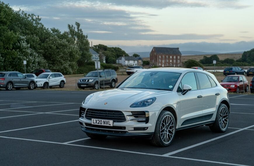 UK Car Park Scene