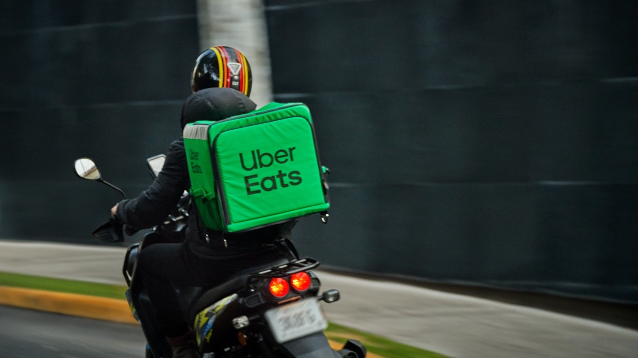 Uber Eats Delivery Vehicle