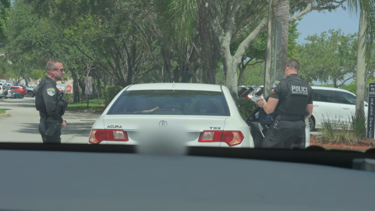 learner's permit pulled over