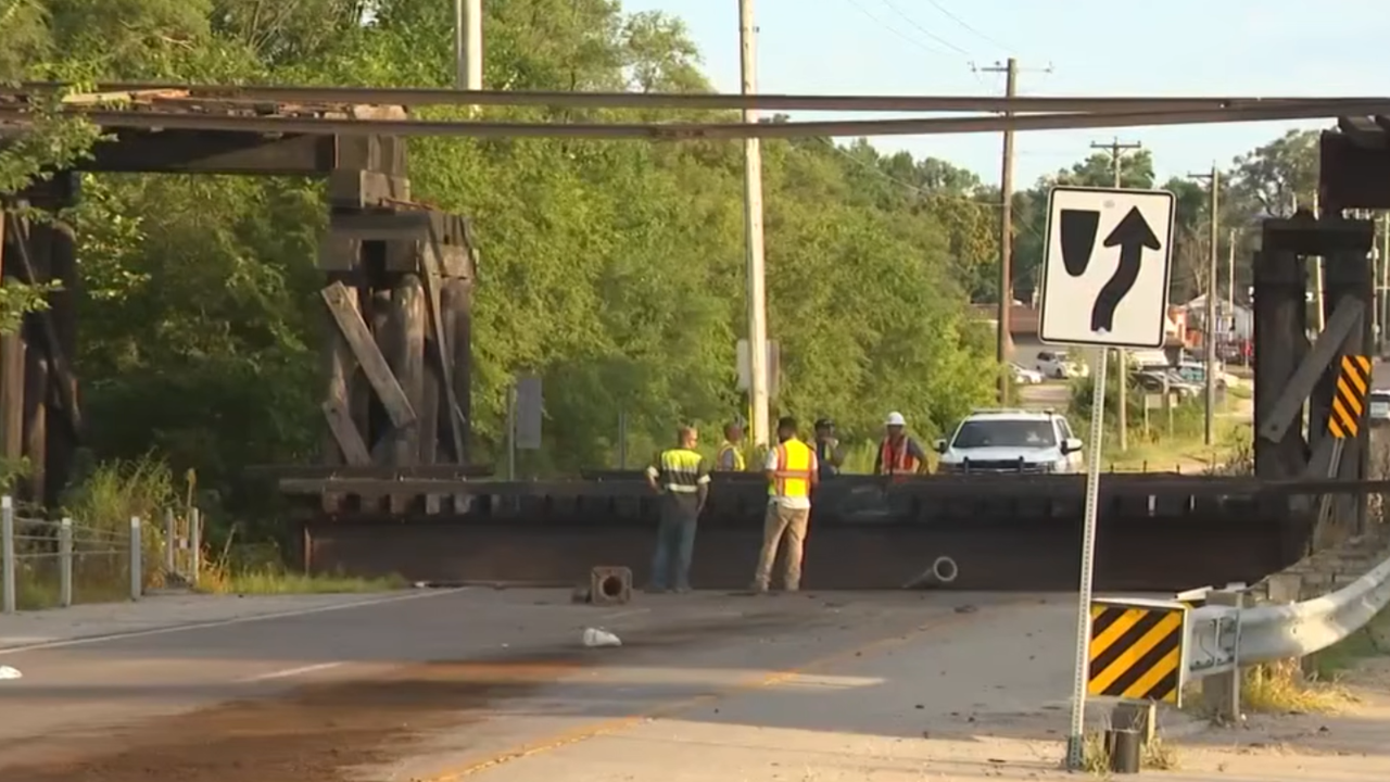 bridge collapsed