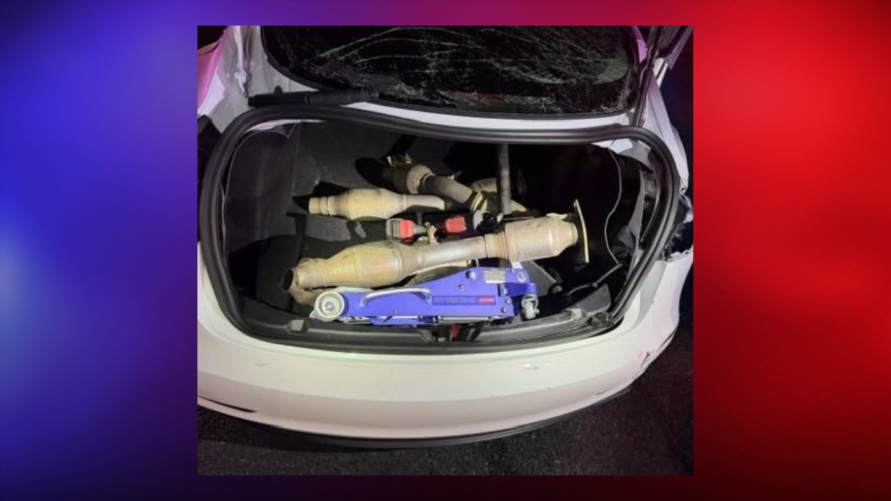 tesla catalytic converter theft
