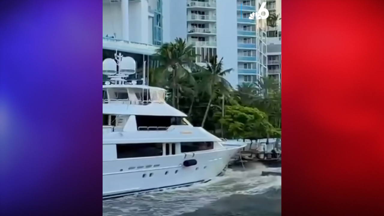 super yacht crashes in florida