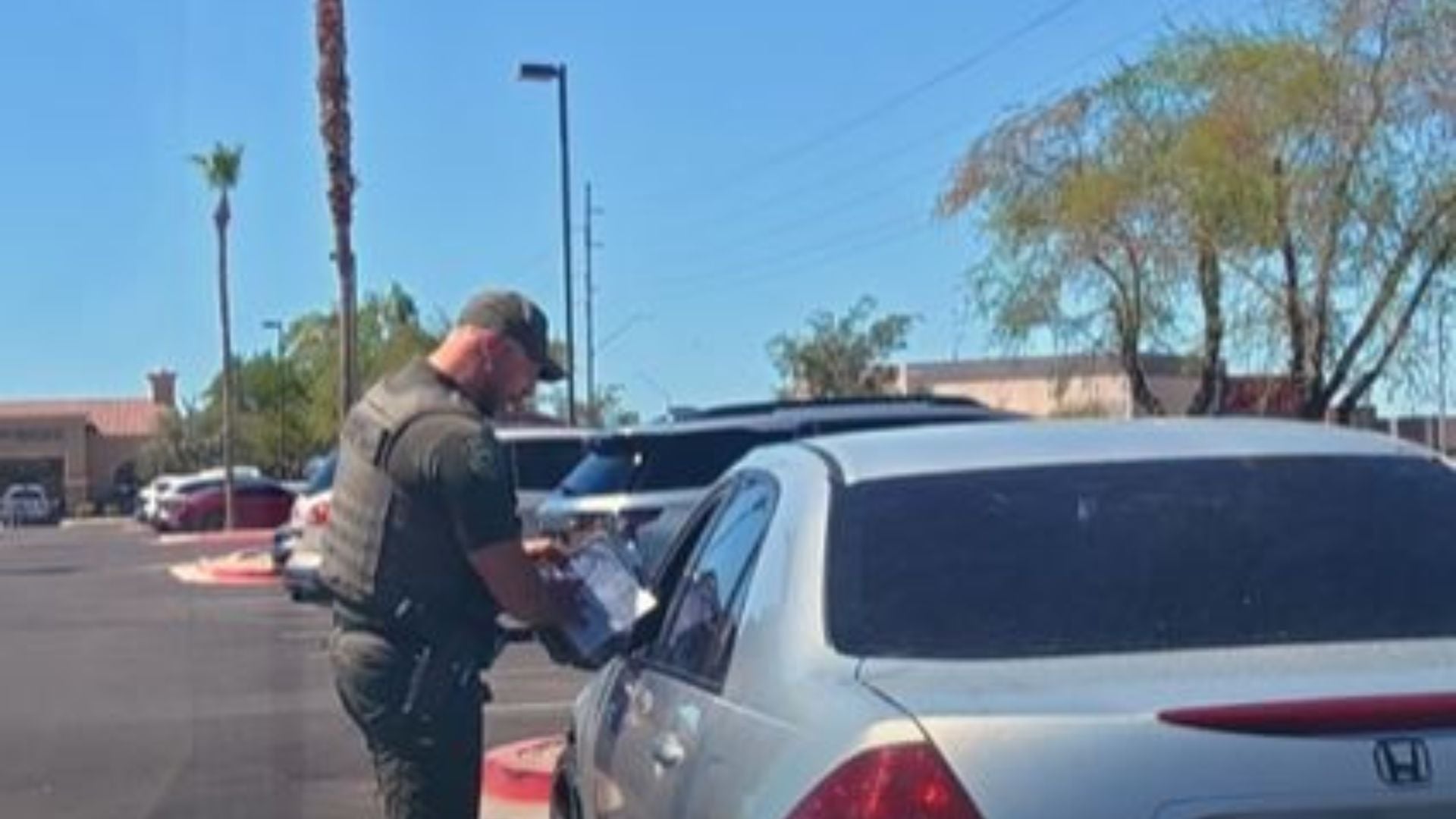 Pinal County Sheriff's Office deputy during traffic stop