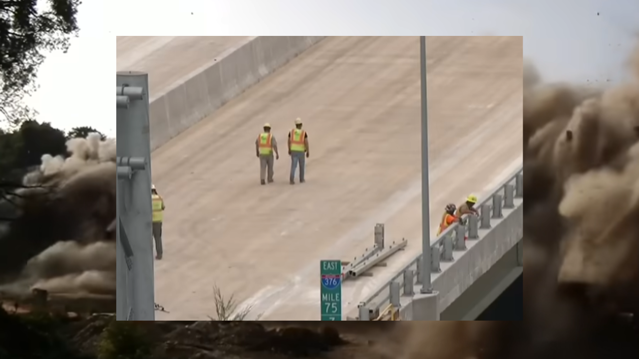 bridge explosion delayed