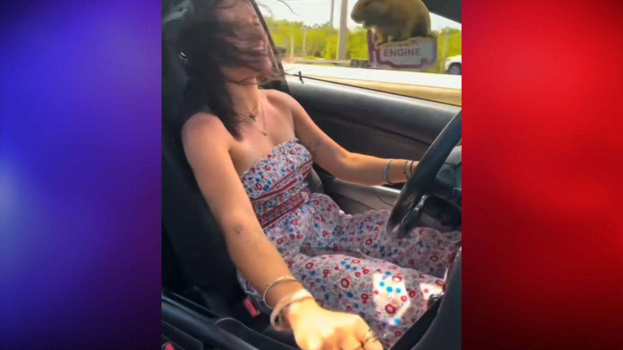woman shifting gears on highway debate