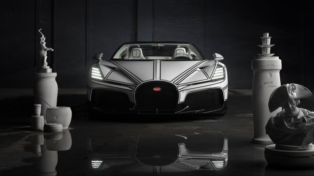 W16 Mistral “Blanc Éternel” Front View
