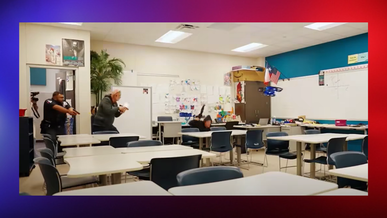 Pepper-Spraying Drone Fights School Shooter