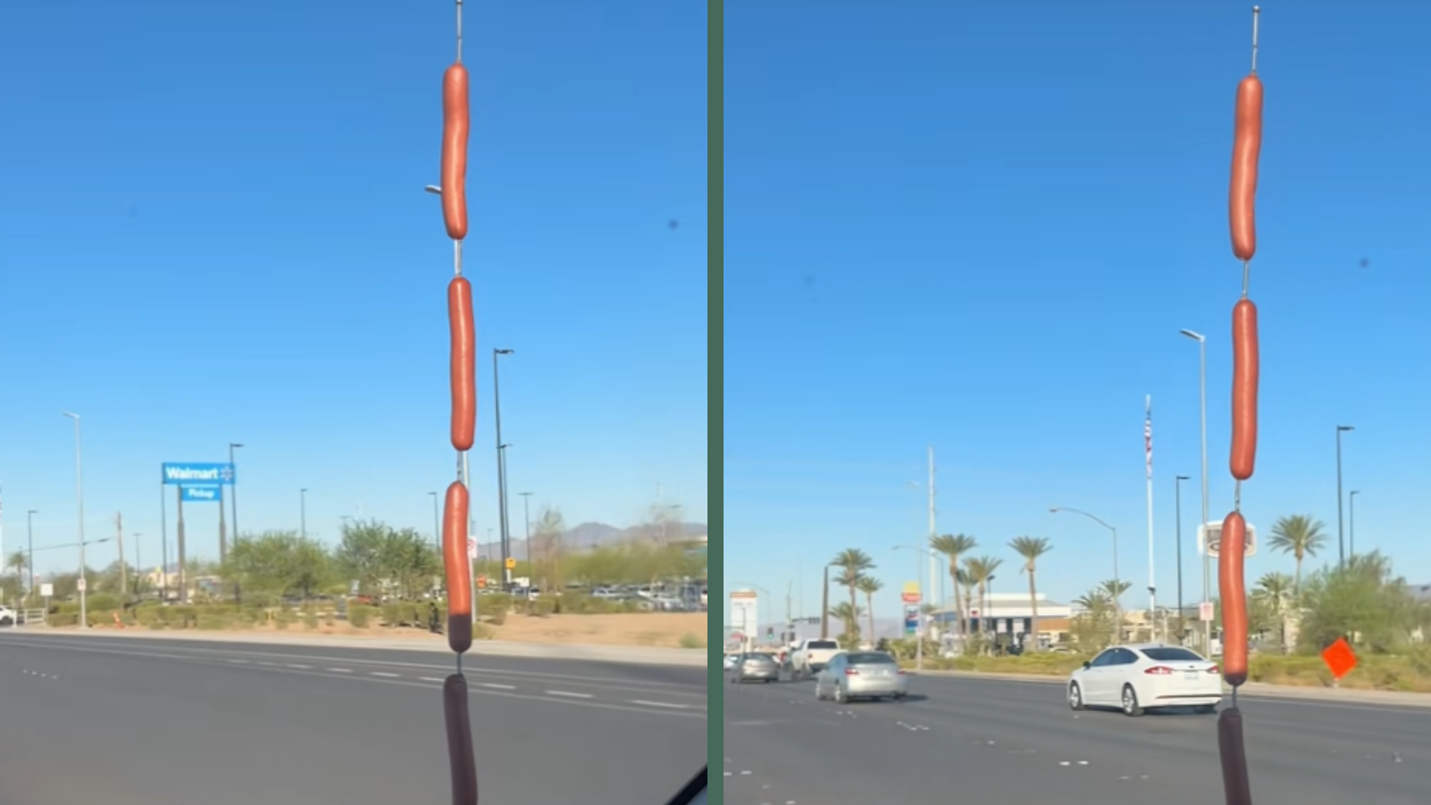 Who Needs a BBQ When Your Car Antenna Will Do the Job
