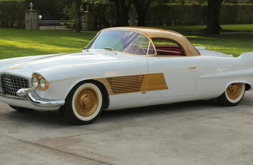 One-Off Gold-Plated 1953 Cadillac Convertible Concept Car Is Headed To Auction