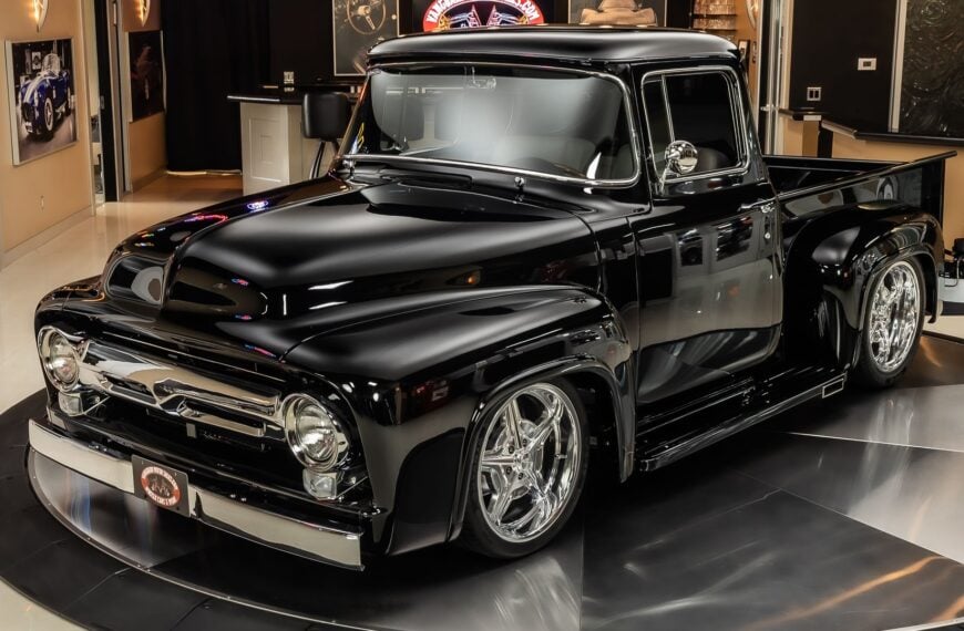 This Stunning 1956 Ford F-100 Restomod Is For Sale… But You Better Have Deep Pockets