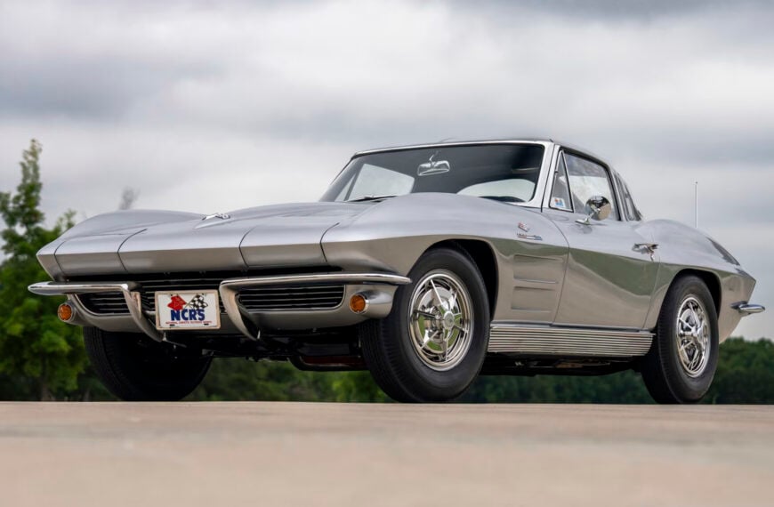 Exceptionally Rare 1963 Chevrolet Corvette Z06 “Tanker” Heads To Mecum Monterey Auction