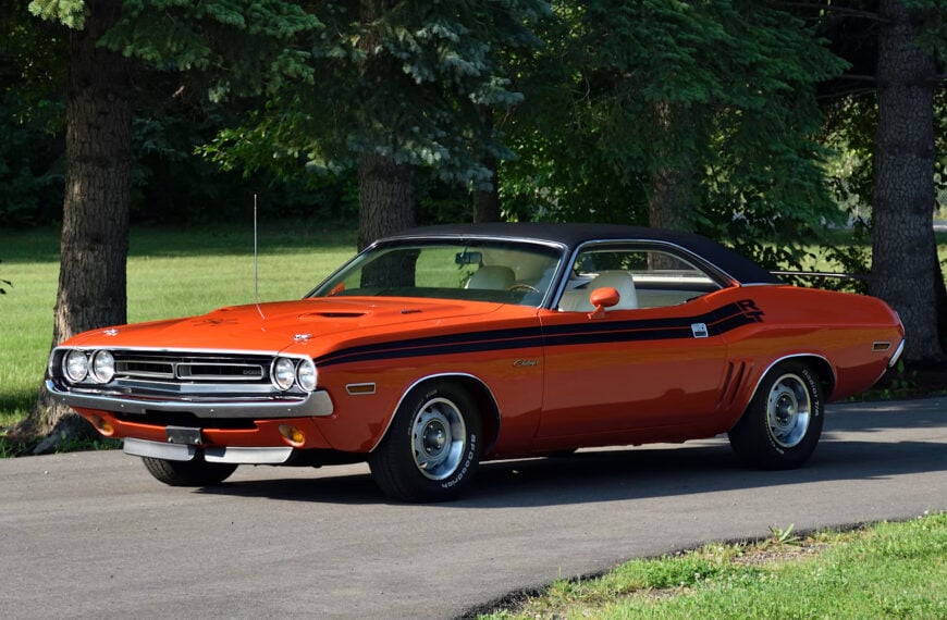 Hemi-Orange 1971 Dodge Challenger R/T With Two Broadcast Sheets Is Headed To Auction