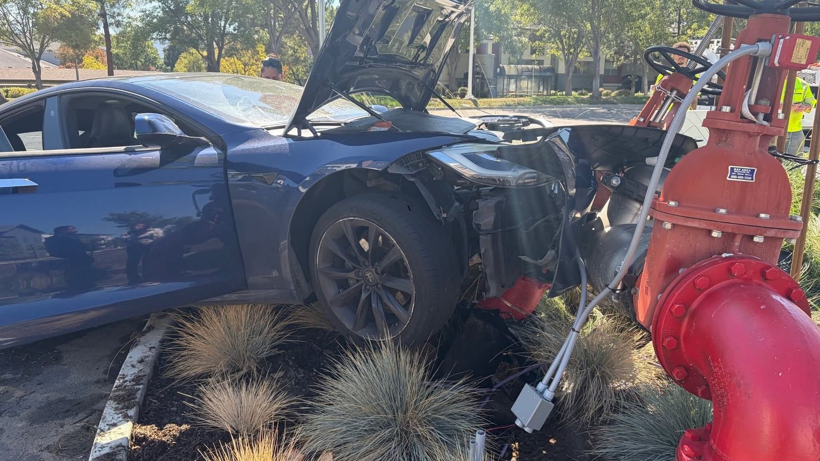 California Driver Crashes Twice and Takes Out Water Main Before Trying To Flee