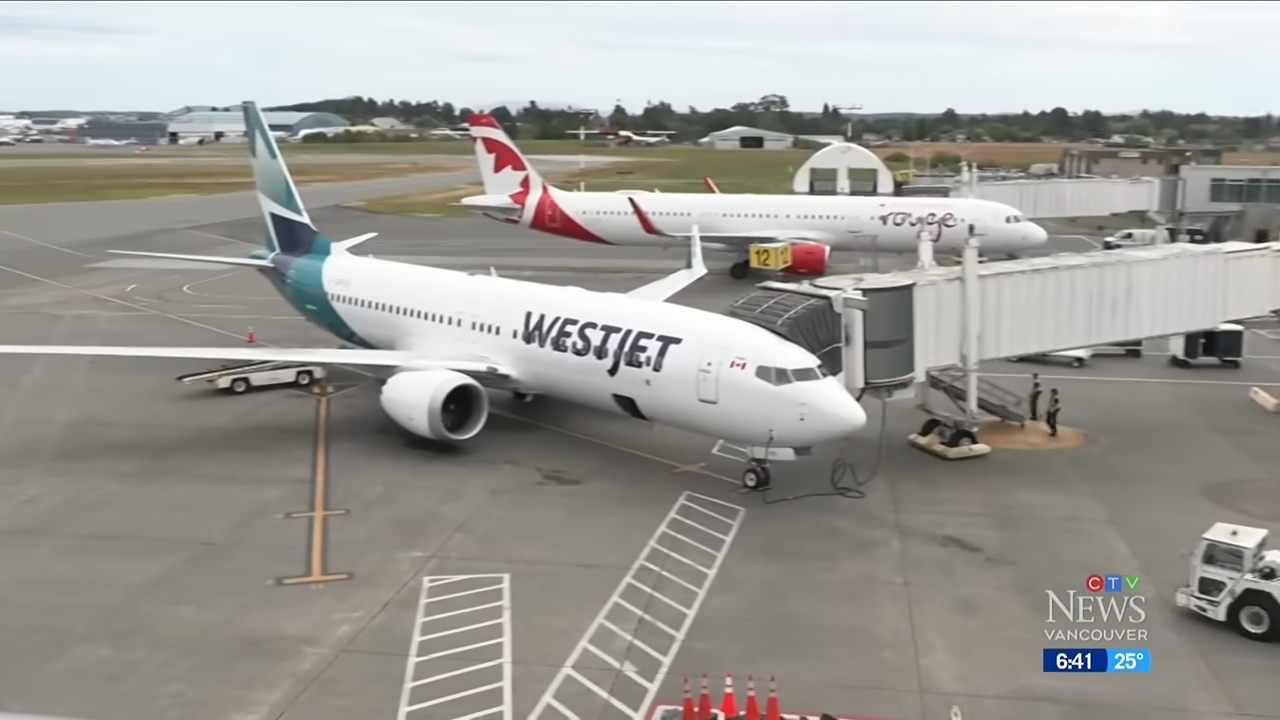 plane won't leave due to kid