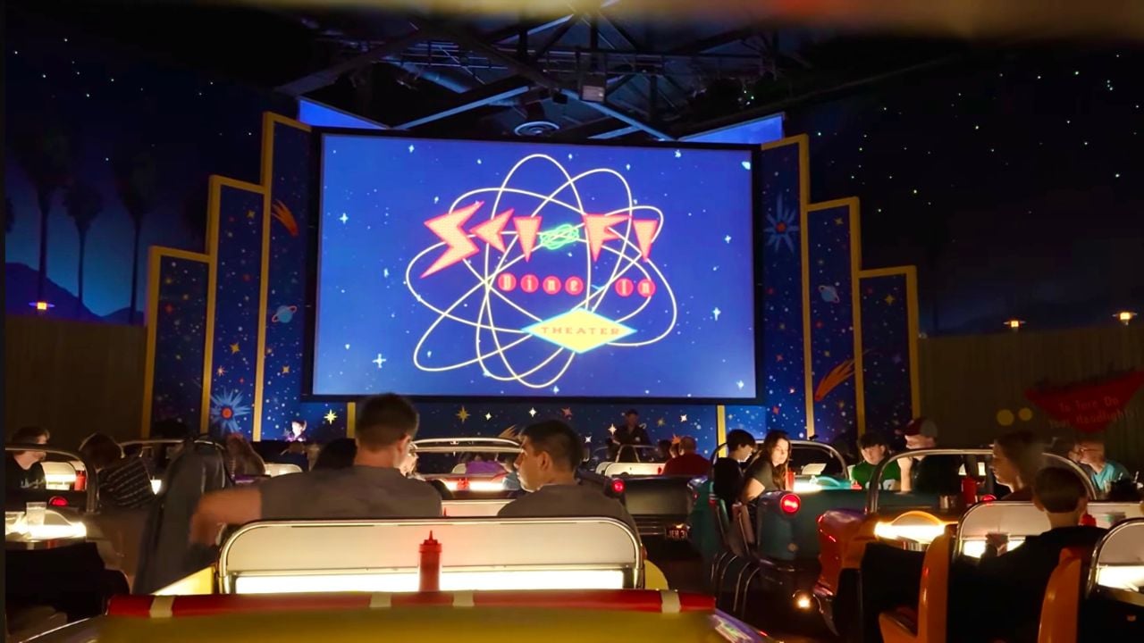 Disneys Hollywood Studios Sci fi Drive in Screen
