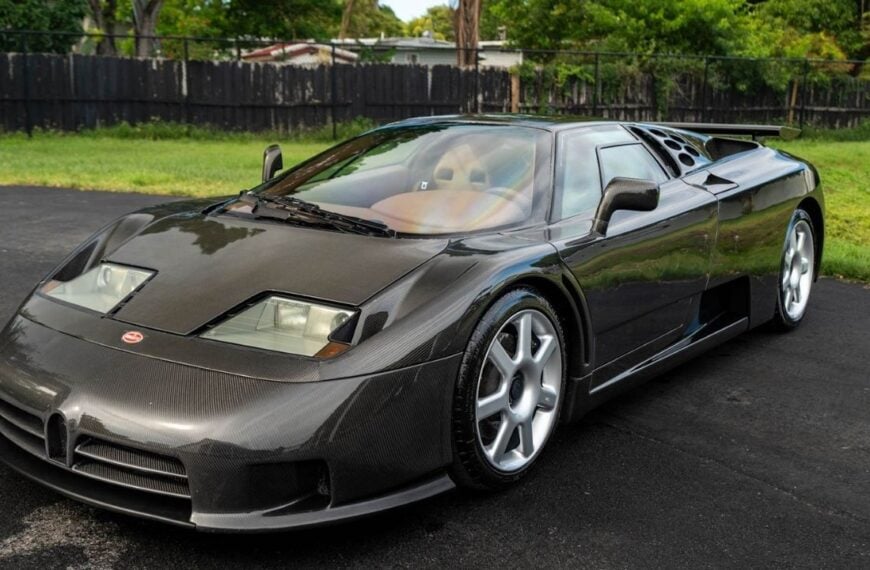 World’s Only Exposed Carbon Bugatti EB110 Fails To Sell at Auction