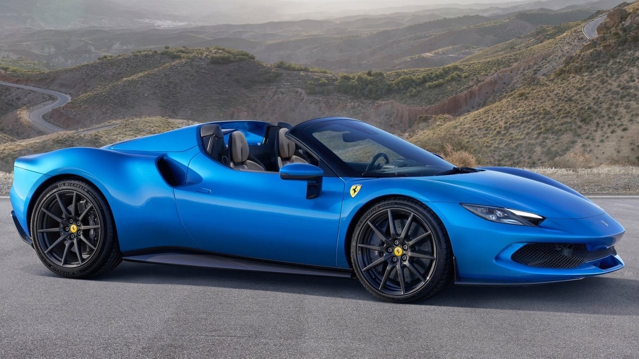 Ferrari 296 GTS Side View