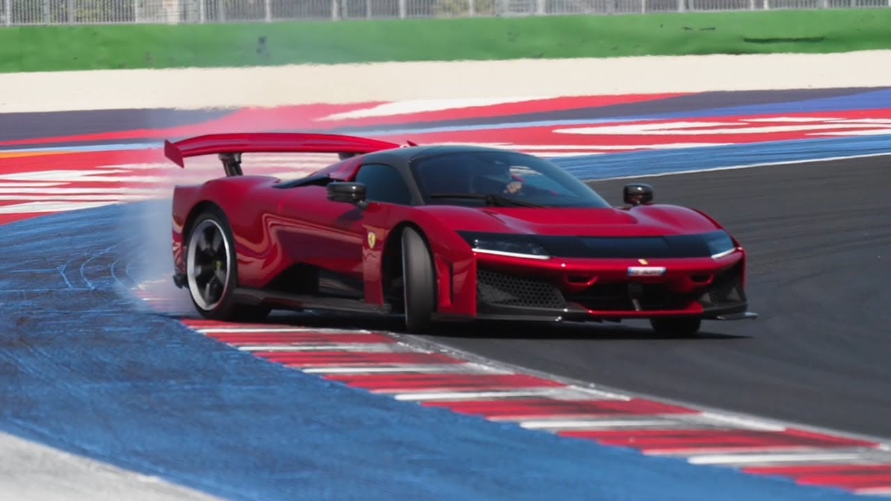 Ferrari F80 Sideways