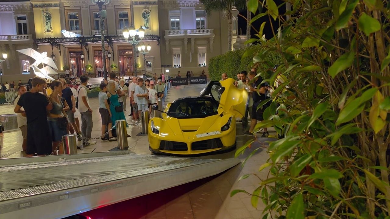 Ferrari La Ferrari Monaco On Trailer