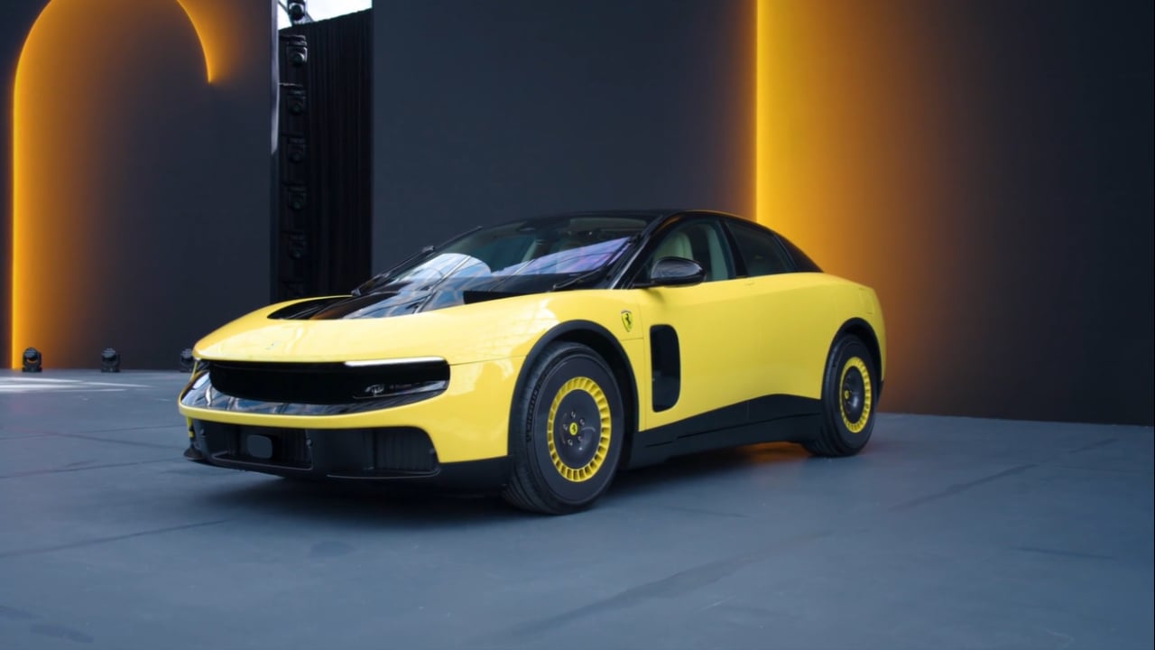 Ferrari Luce Yellow Front View