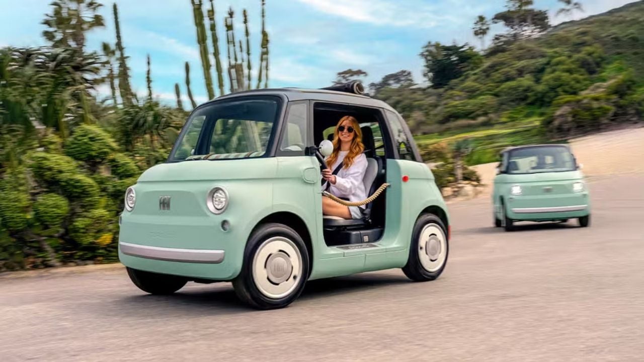 Fiat Topolino Front Quarter Beach
