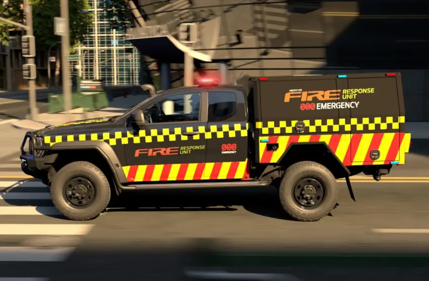 Ford Built A Fire-Fighting Ranger Super Duty With Solar-Powered Water Pumps