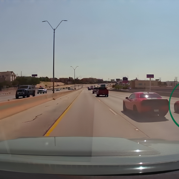 Video Shows Mini Cooper Sliding Under Semi-Trailer on Texas Interstate, Driver Suffers Only Minor Injuries
