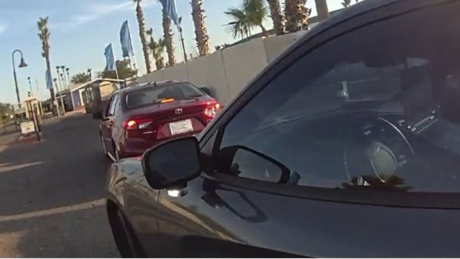 Driver claims he was speeding because he needed to use the restroom during traffic stop.