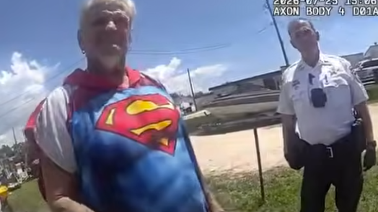 florida man superman arrest for theft