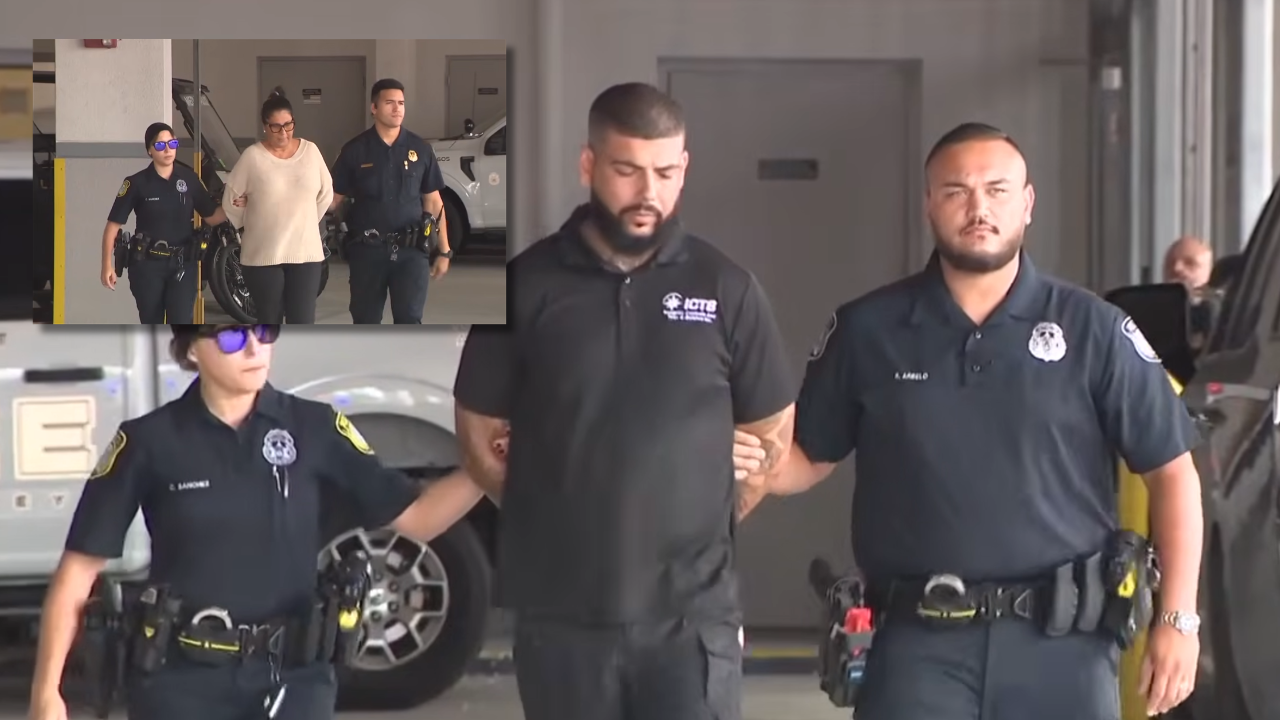 man and mother arrested for embezzlement