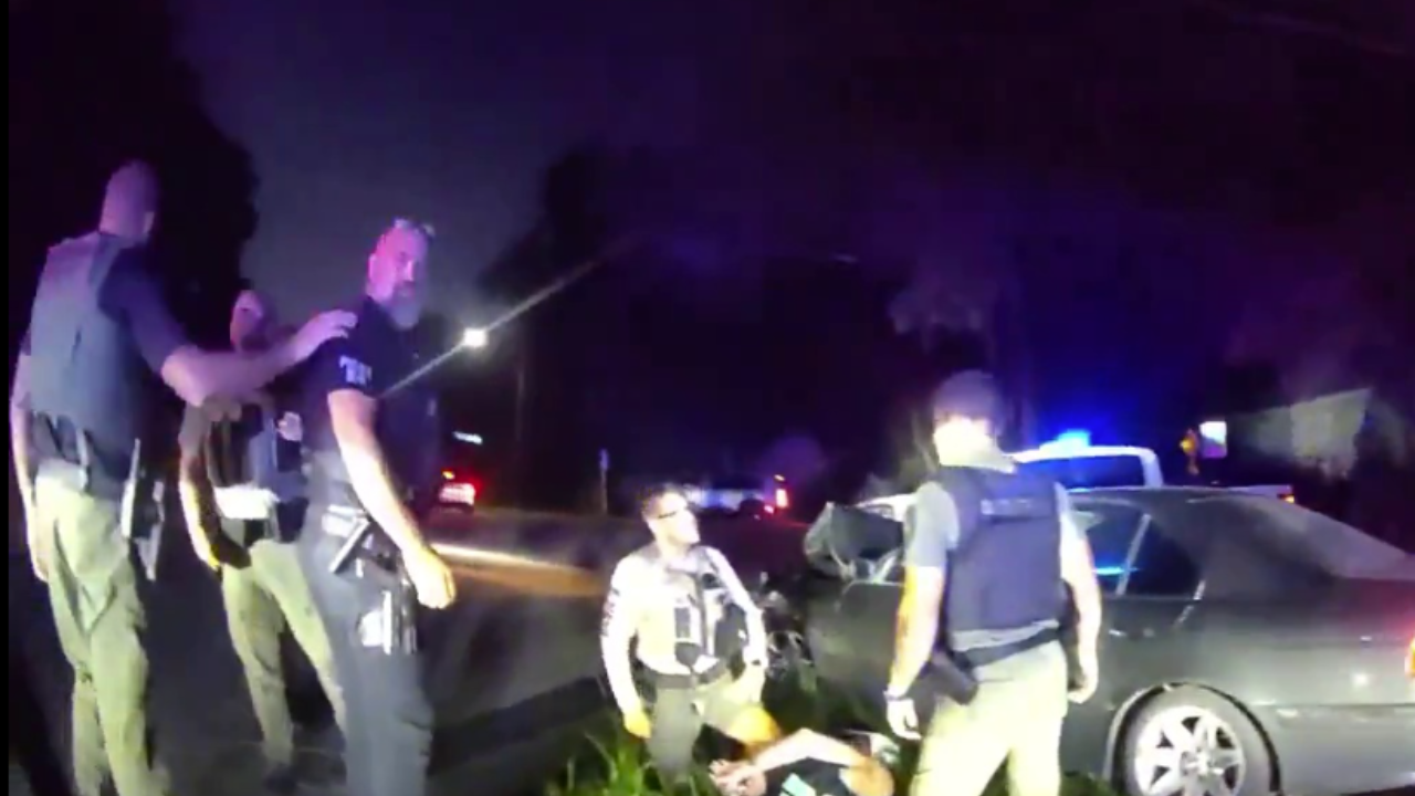 florida man hits cop cruiser