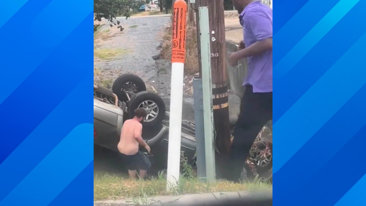 suv falls off ledge