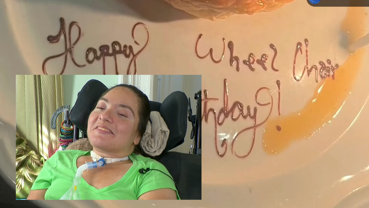 offensive wheelchair birthday cake