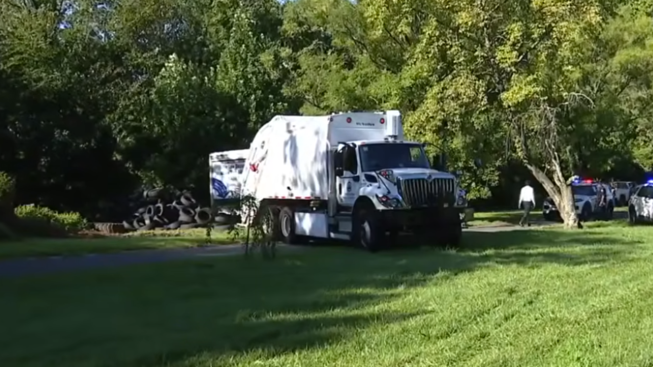 u-haul stuck after dumping off tires