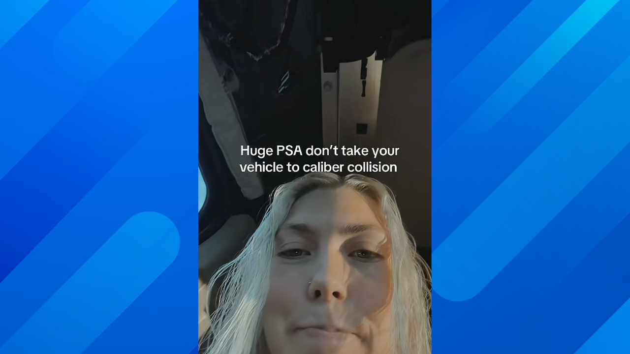 woman warns against colission repair