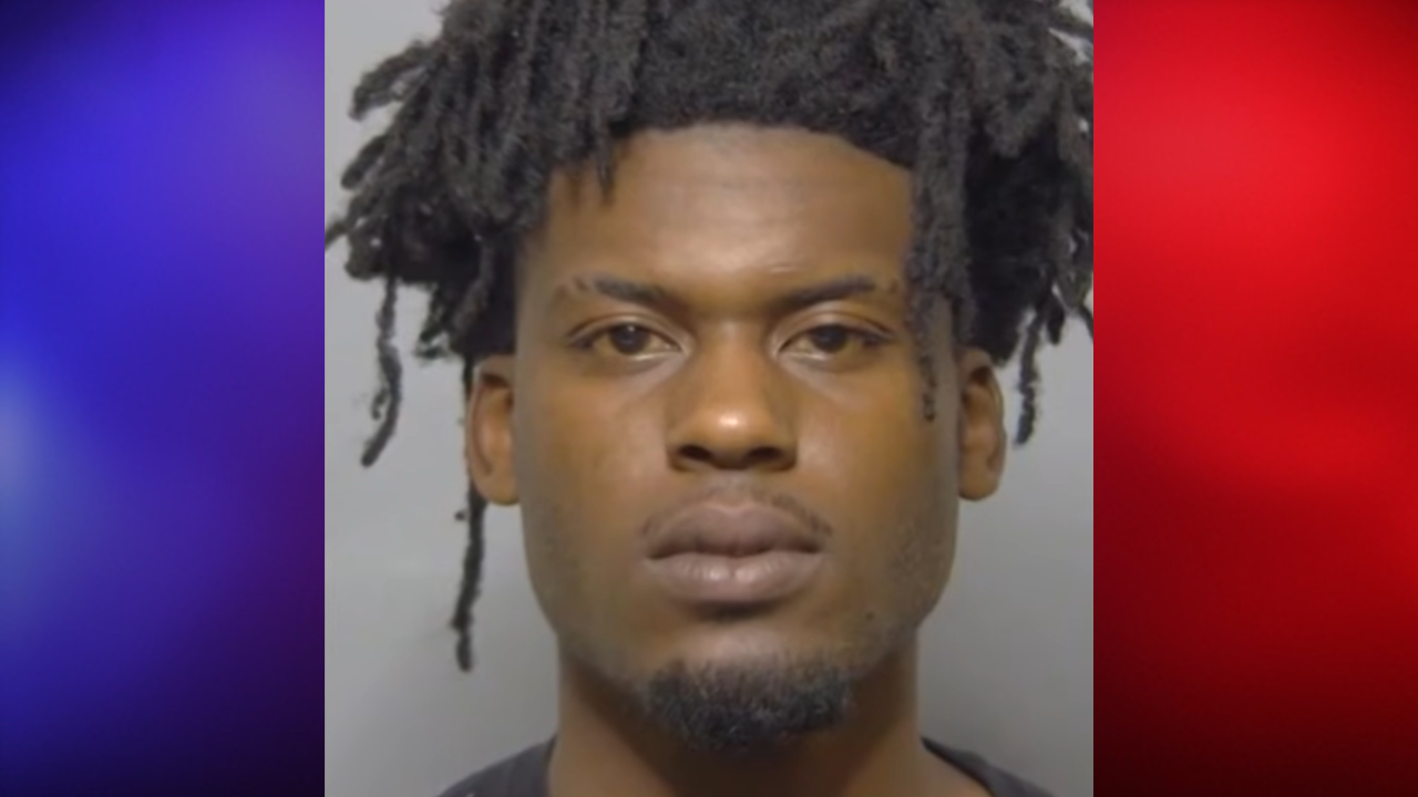 man hits school bus