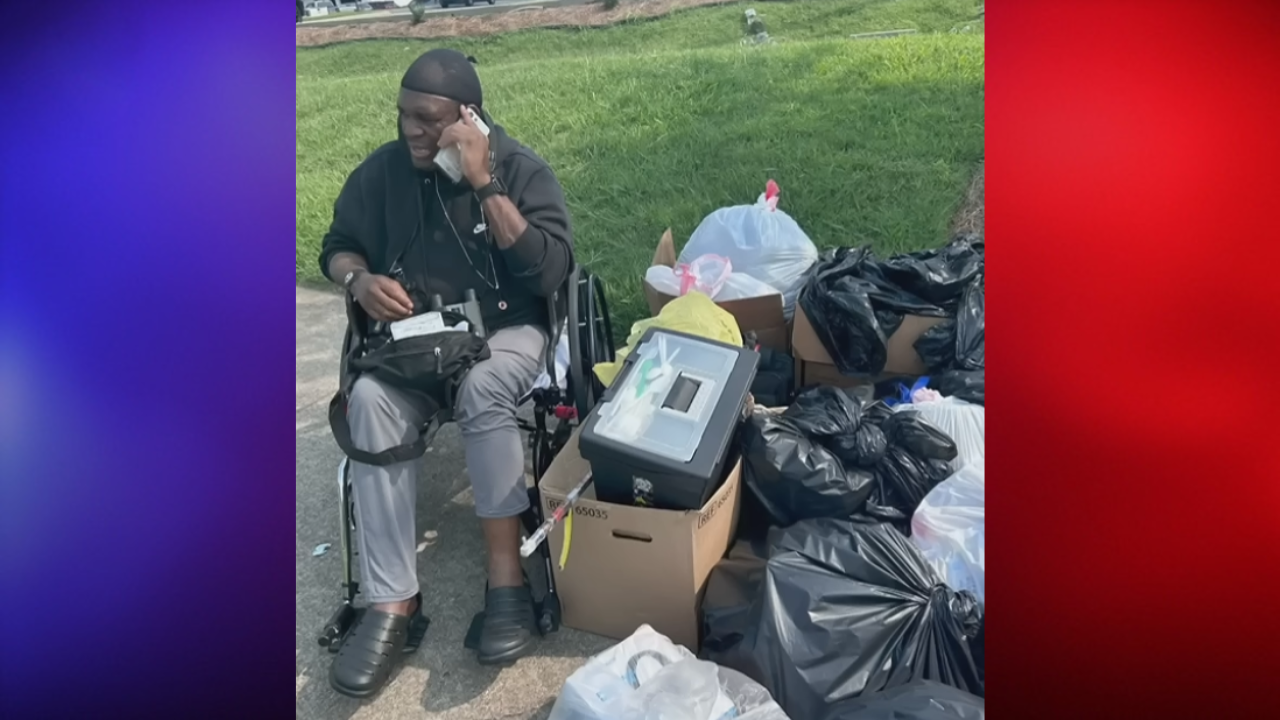 man in wheelchair nursing home