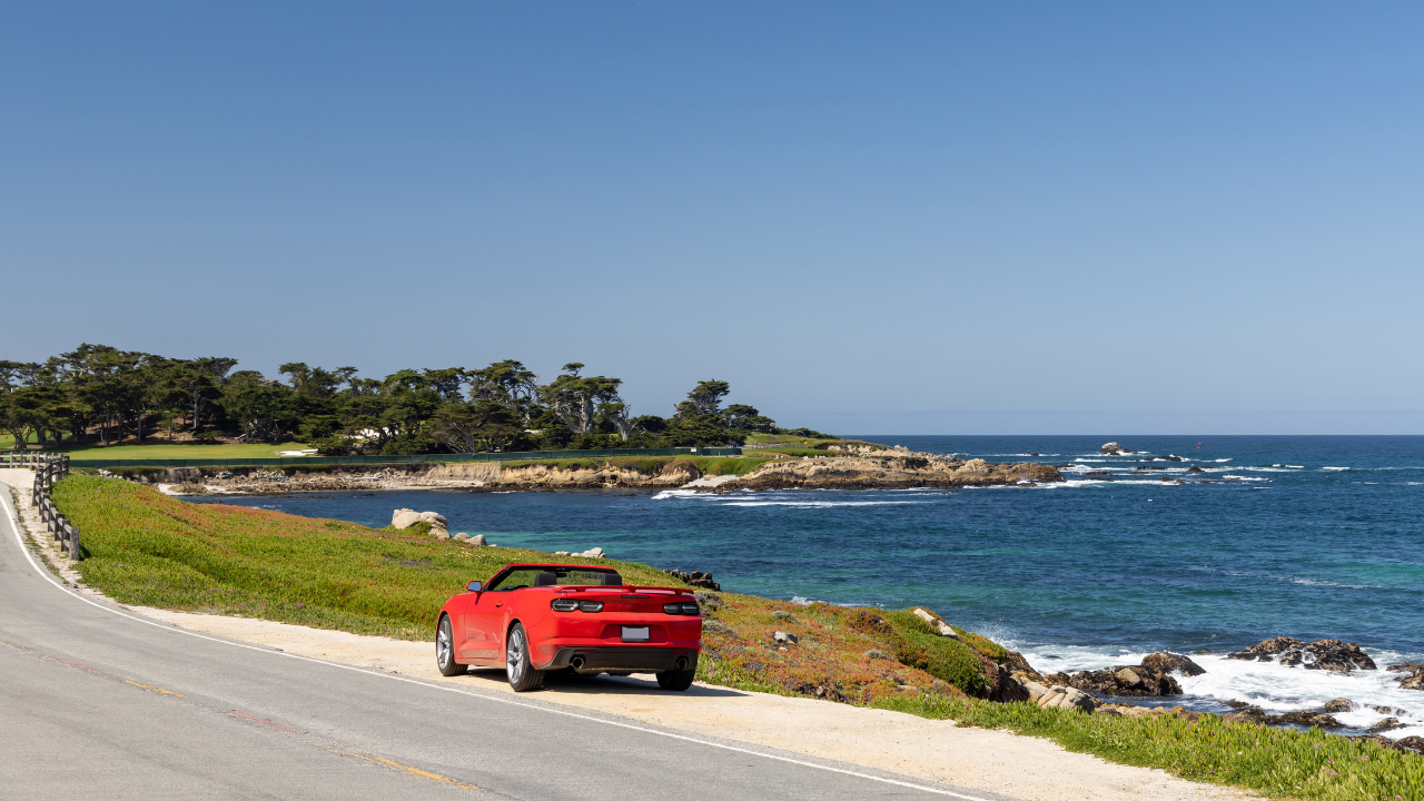 car on 17 mile drive