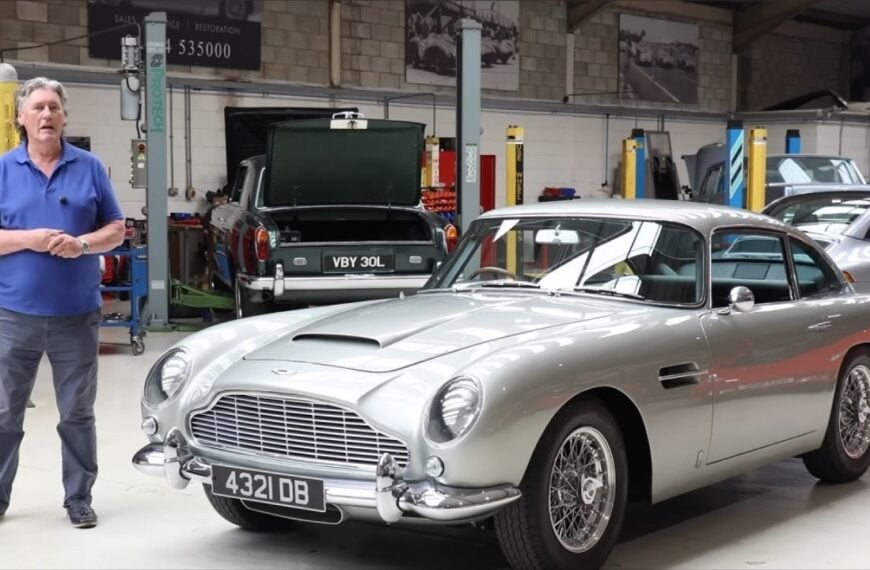 Classic Car Restorer Explains Why the Aston Martin DB5 Is the Perfect James Bond Car