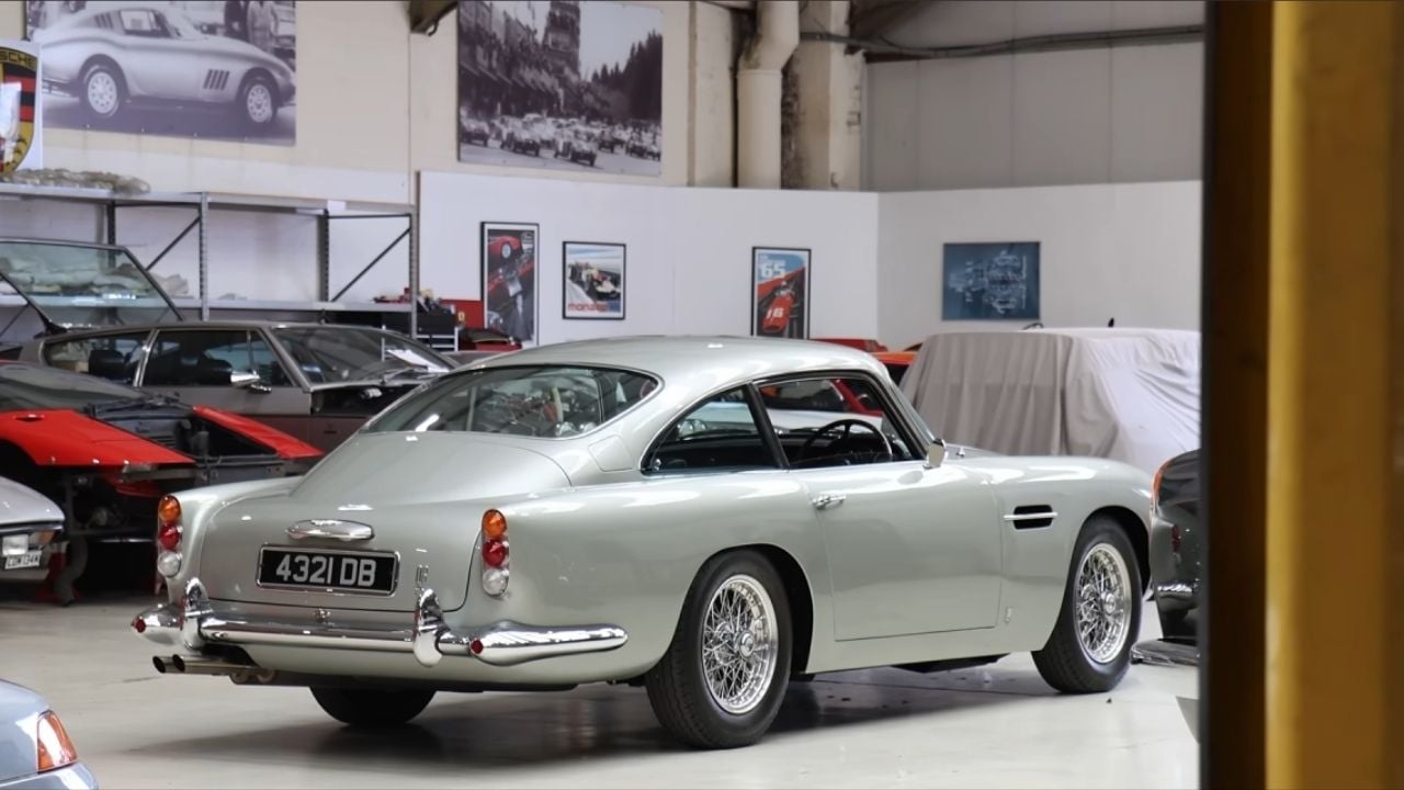 Ian Tyrrell Aston Martin DB5 Rear View