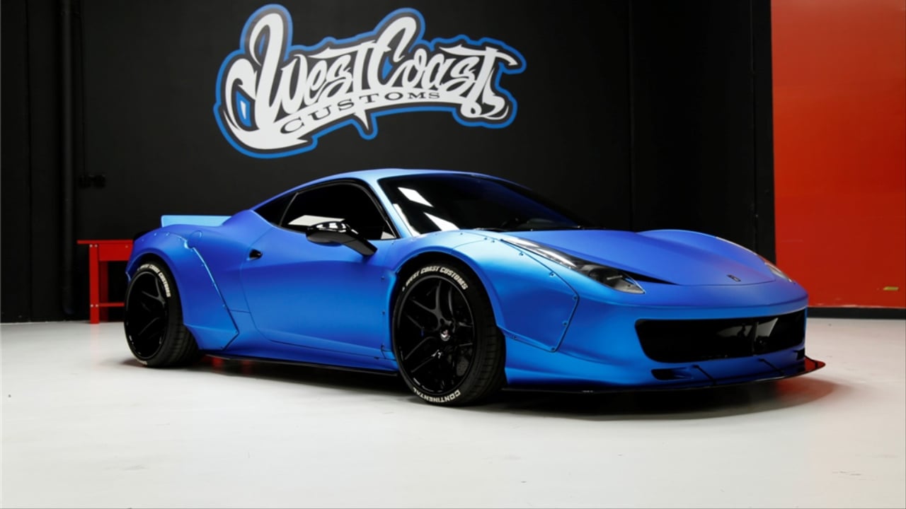 Justin Bieber Ferrari 458