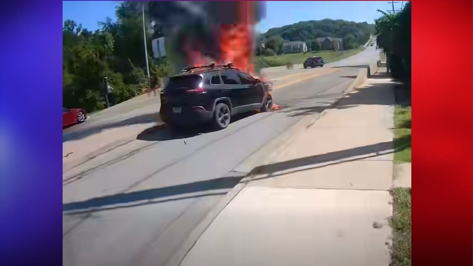Kansas Three-Car Crash Ends With One Vehicle Engulfed in Flames