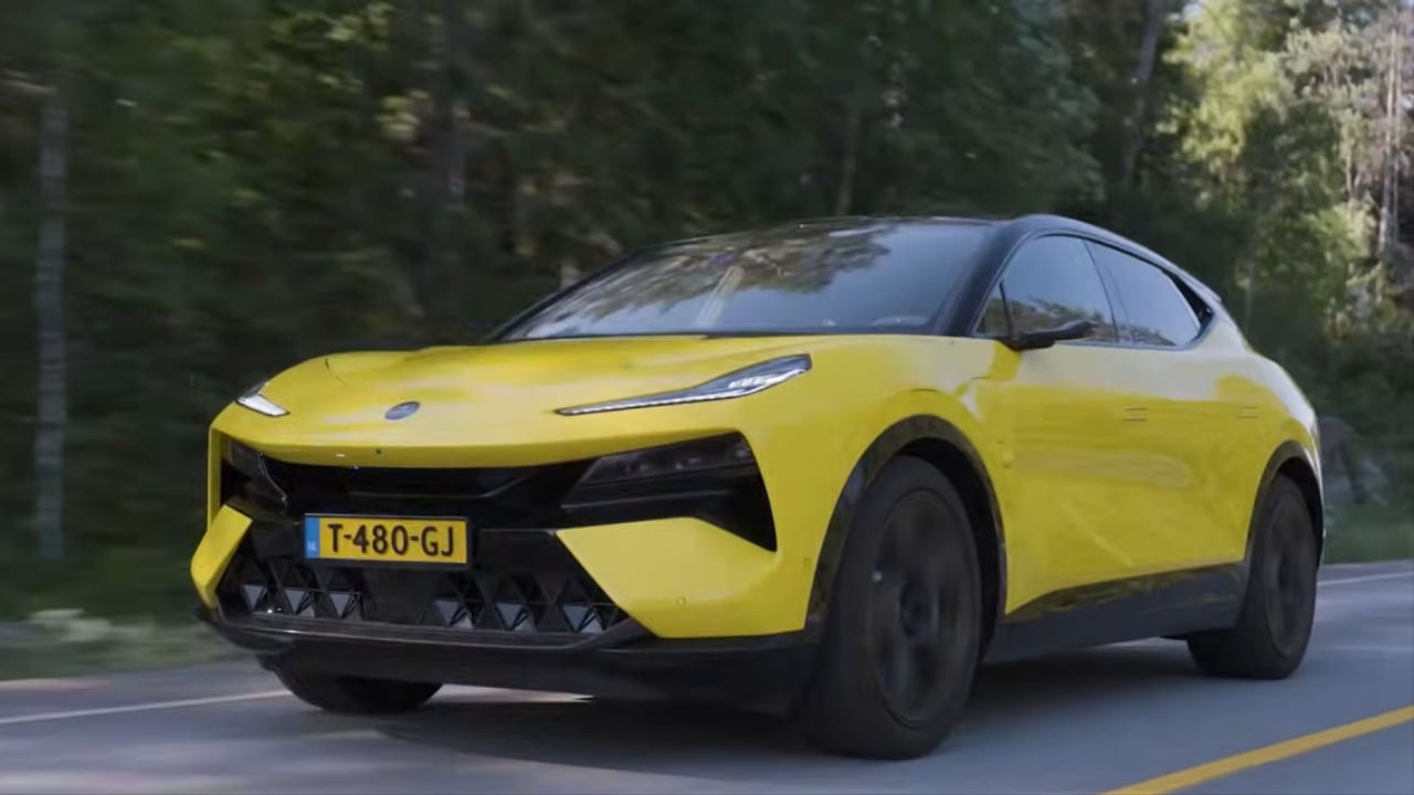 Lotus Eletre Yellow Front View