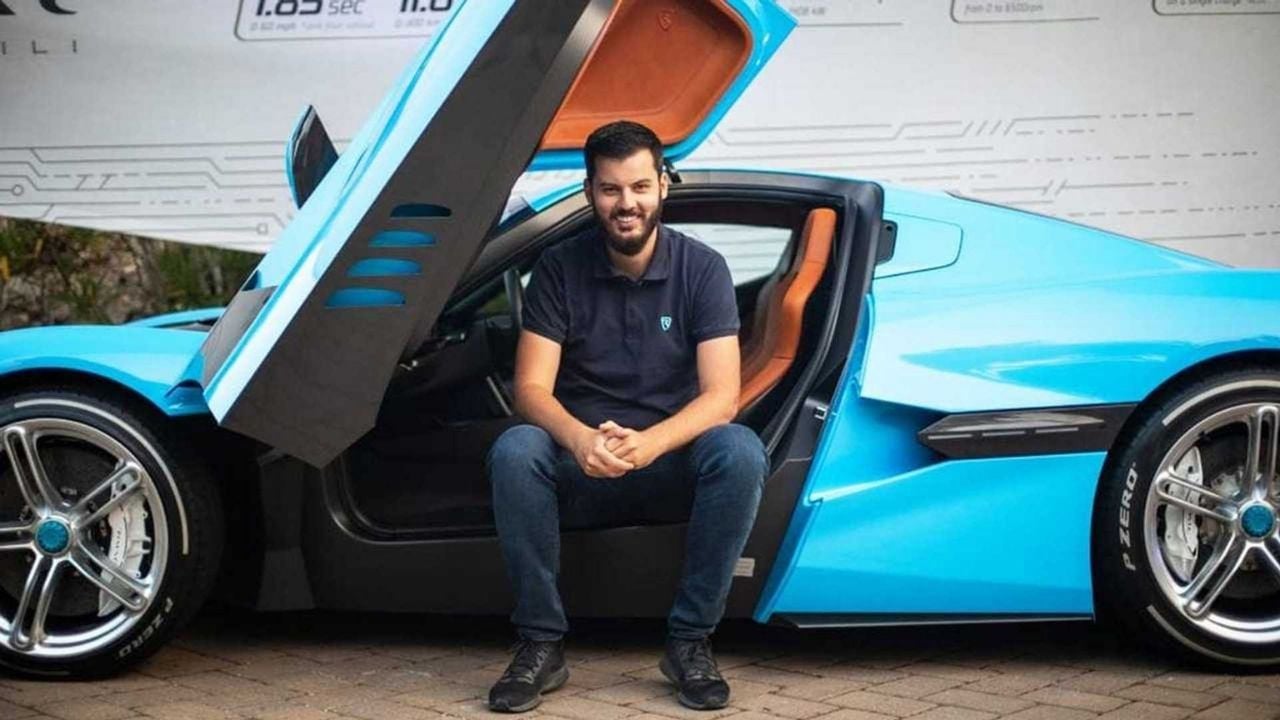 Mate Rimac with Rimac EV