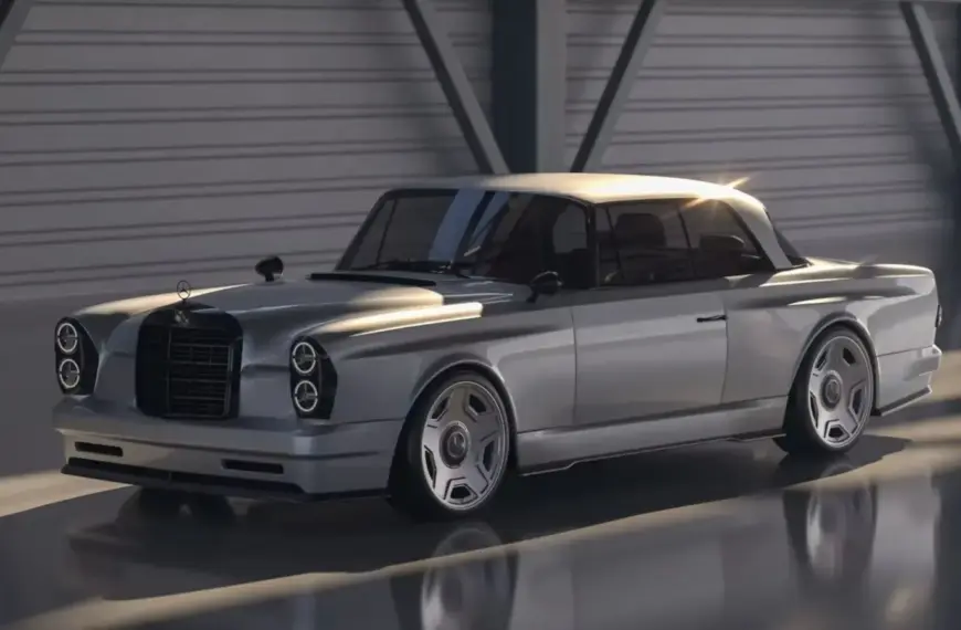 This Looks Like A Slightly Weird Mercedes From The ’60s, But It’s Really A 2020s AMG C63 S Coupe